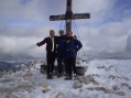 Karel, Lubos a Jarda na samem vrcholu Mangrtu 2678 m.n.m.