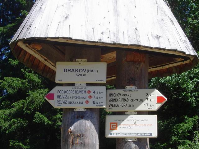 ukazatel v Drakove