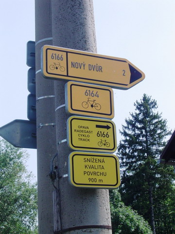 ukazatel pred Hlavnicemi