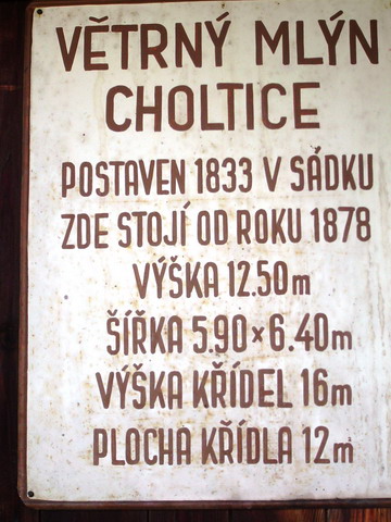 mlyn v Cholticich tabule