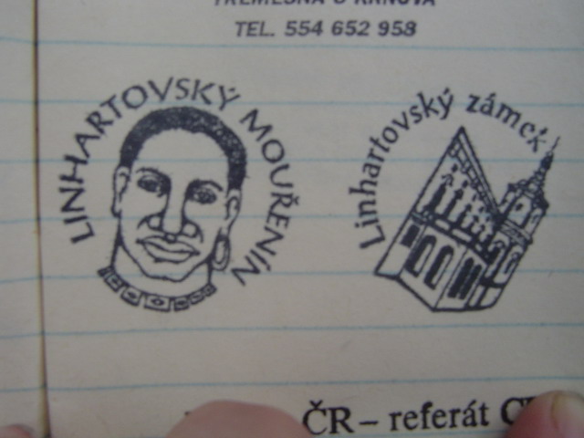 raztka zmku v Linhartovech