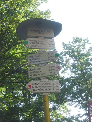 rozcestnik Cvilin