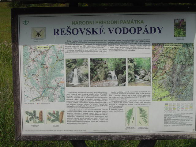 tabule Resovske vodopady