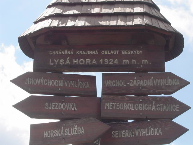 rozcestnik o metr vs 1324 m.n.m.