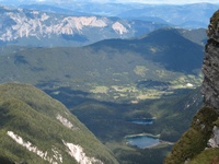 pohled z Mangrtu na italsk jezera