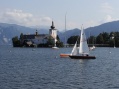 Zamek Orth na jezere Traunsee